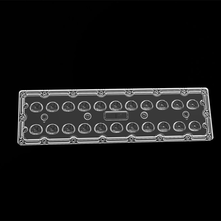 장방형 led 가로등 렌즈 SMD7070 22IN1 TYPE4S 렌즈 고전력 주도하는 렌즈