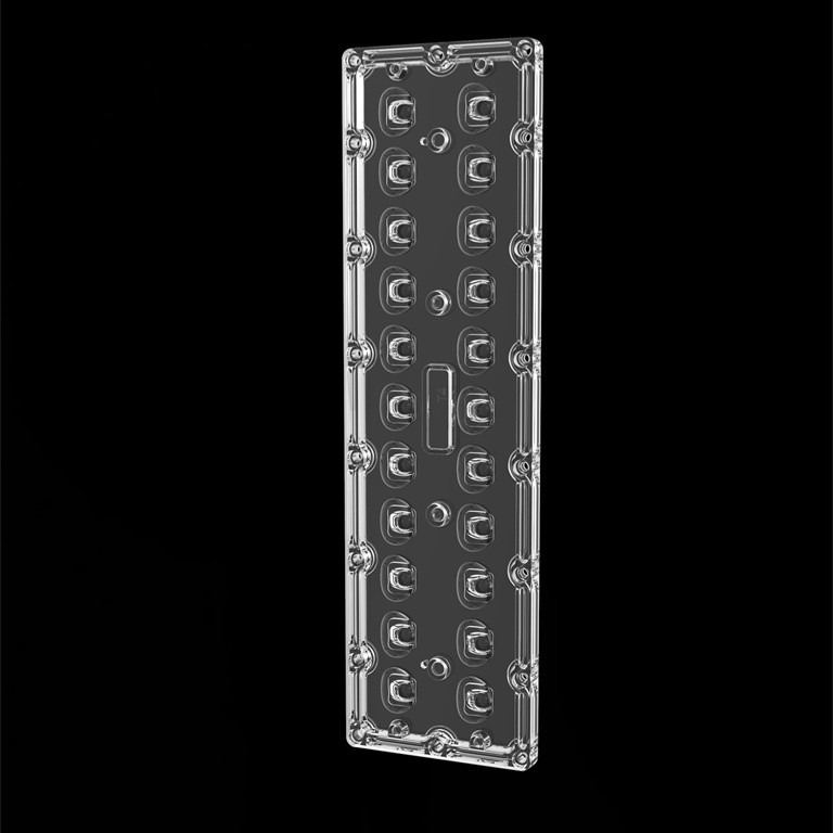 장방형 led 가로등 렌즈 SMD7070 22IN1 TYPE4S 렌즈 고전력 주도하는 렌즈