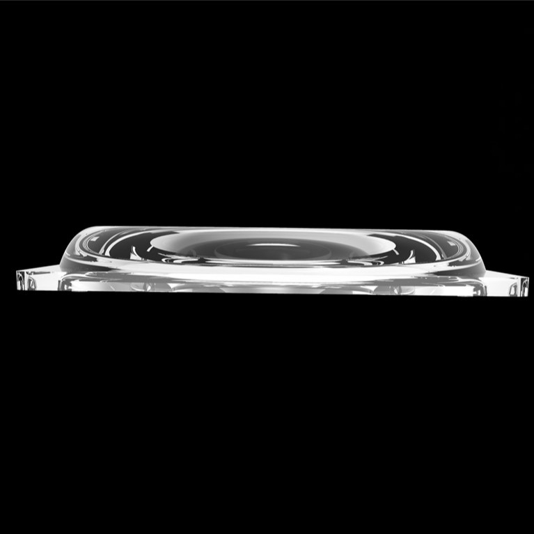 SMD 2835 PC 60도 2 링 LED 스트리트 라이트 렌즈
