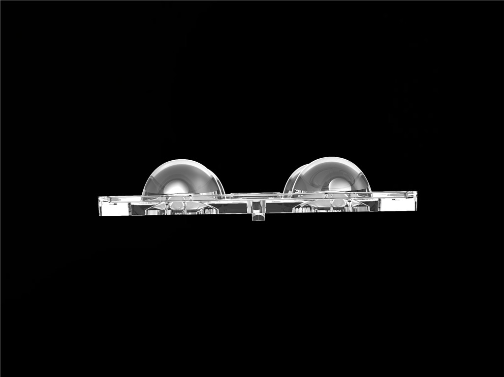 50*50mm 60° 4 In 1 LED 라이트 렌즈 홍수 조명을 위한 PC 재료 SMD7070/ 5050/4*3030 LED
