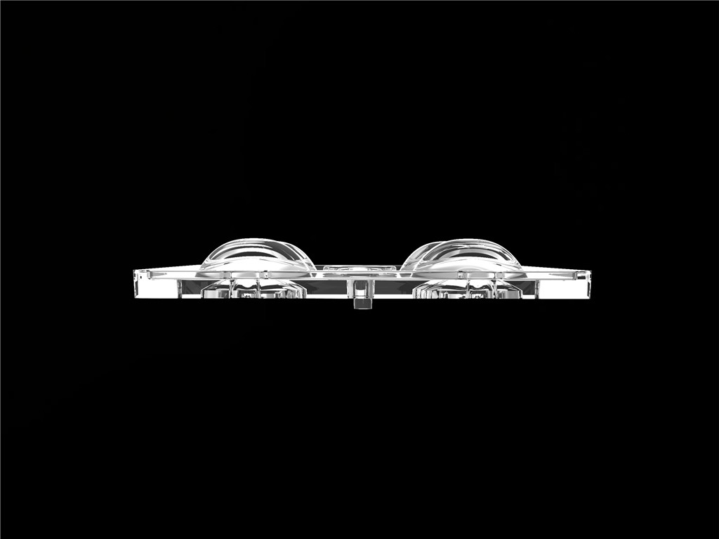 50*50mm 90° 4 In 1 LED 라이트 렌즈 홍수 조명을 위한 PC 재료 SMD7070/ 5050/4*3030 LED