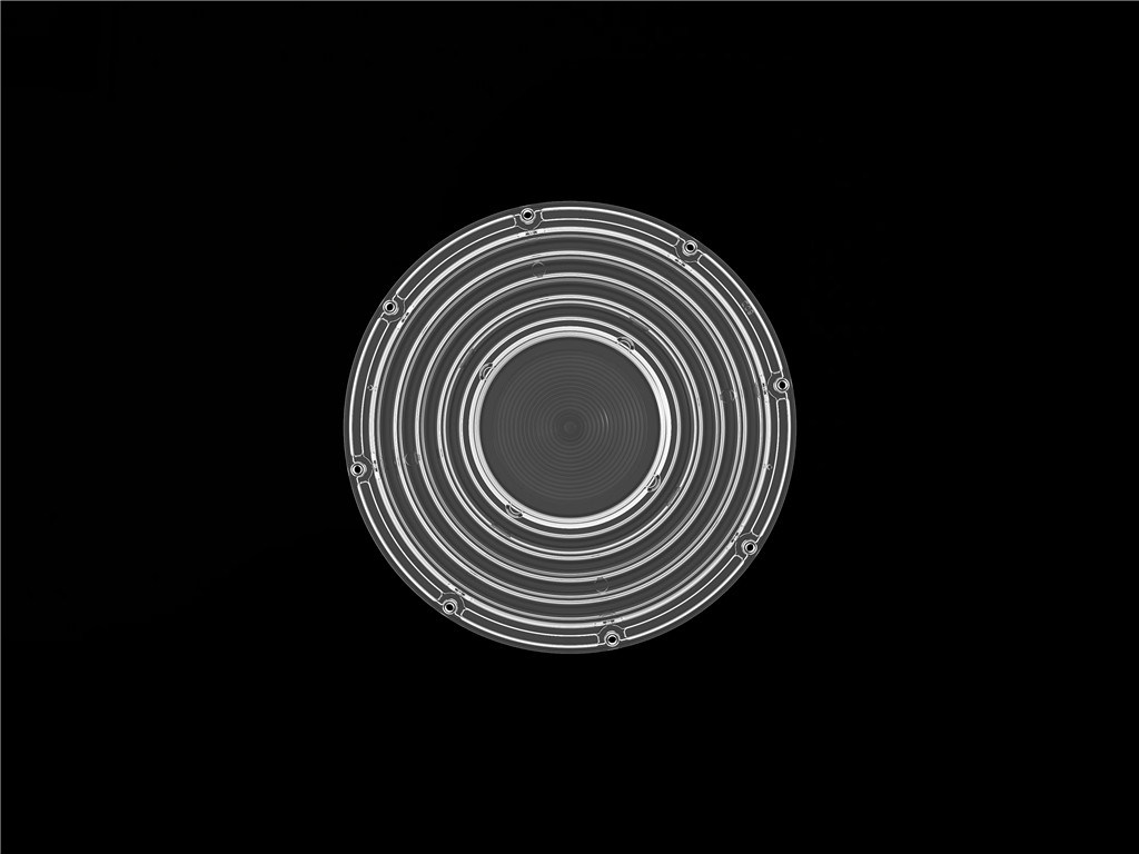 화이트 UFO LED 하이 베이 렌즈 가스켓 힐 싱크 가스켓 힐 싱크