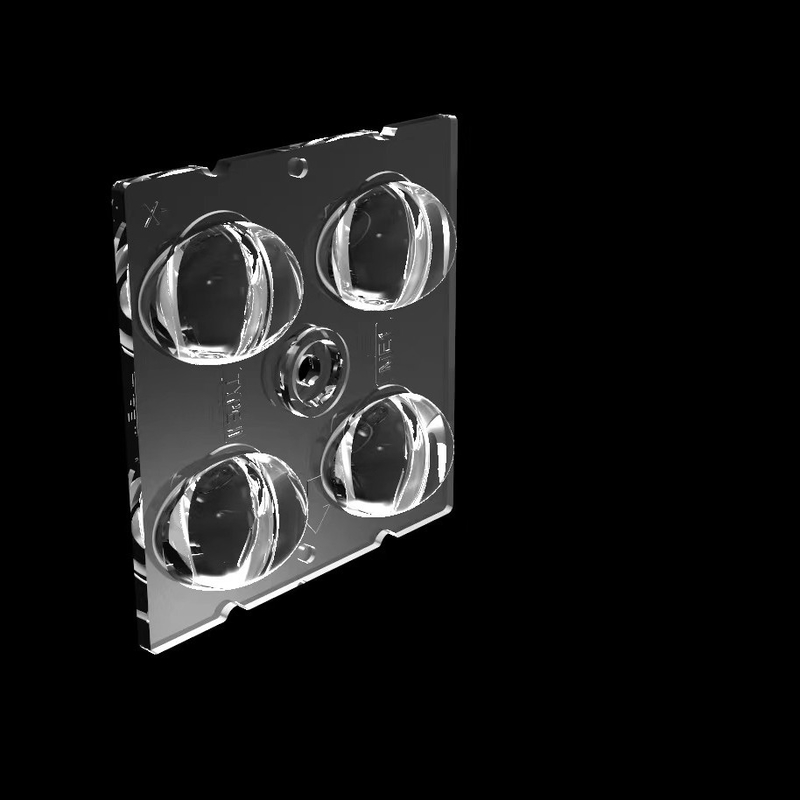 50*50mm 고전도 LED 스트리트 라이트 모듈 4IN1TYPEII,ME1 렌즈 타입 및 SMD5050 LED 칩