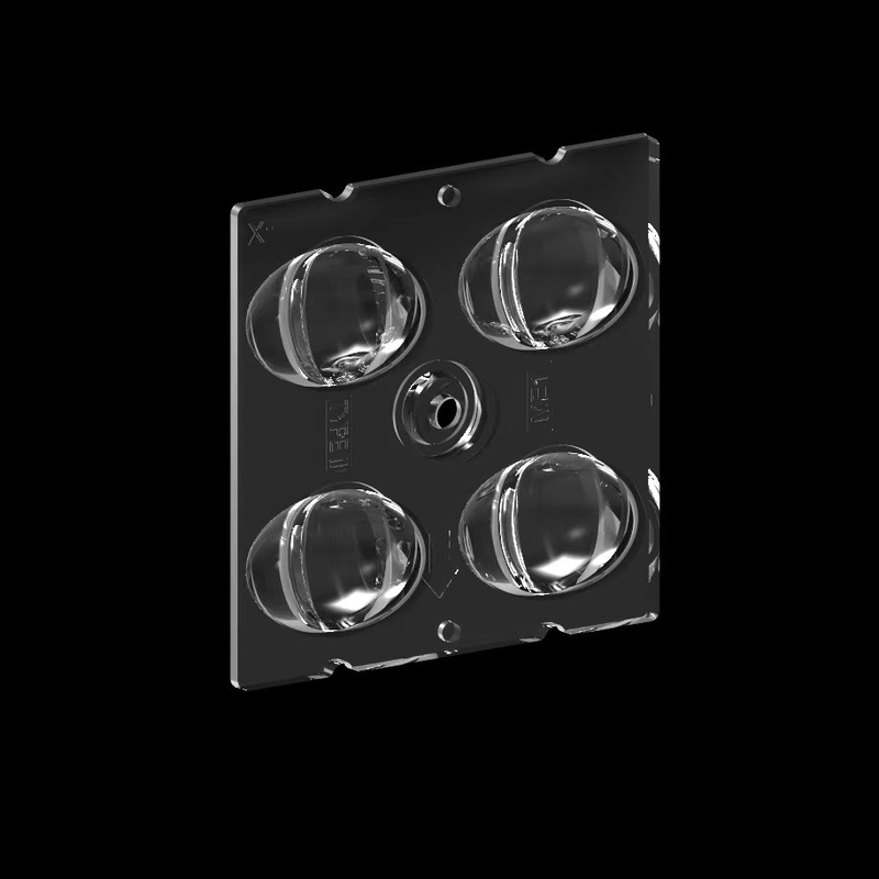 50*50mm 고전도 LED 스트리트 라이트 모듈 4IN1TYPEII,ME1 렌즈 타입 및 SMD5050 LED 칩