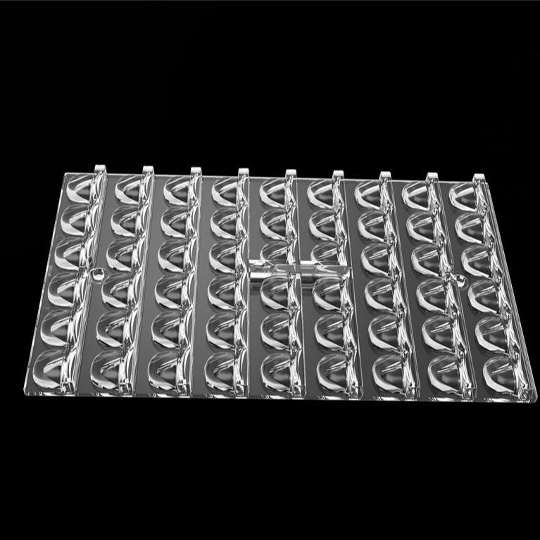 PC LED 경기장 조명 3030 칩 54 LED 렌즈, 터널 조명 / 피치 조명 / 거리 조명을위한 플라스틱 LED 광학