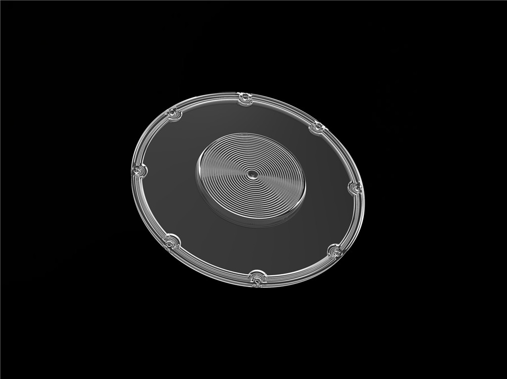 스파크- AC 타입 Φ206mm 120도 플라스틱 UFO 하이베이 LED 렌즈 3030 고전력