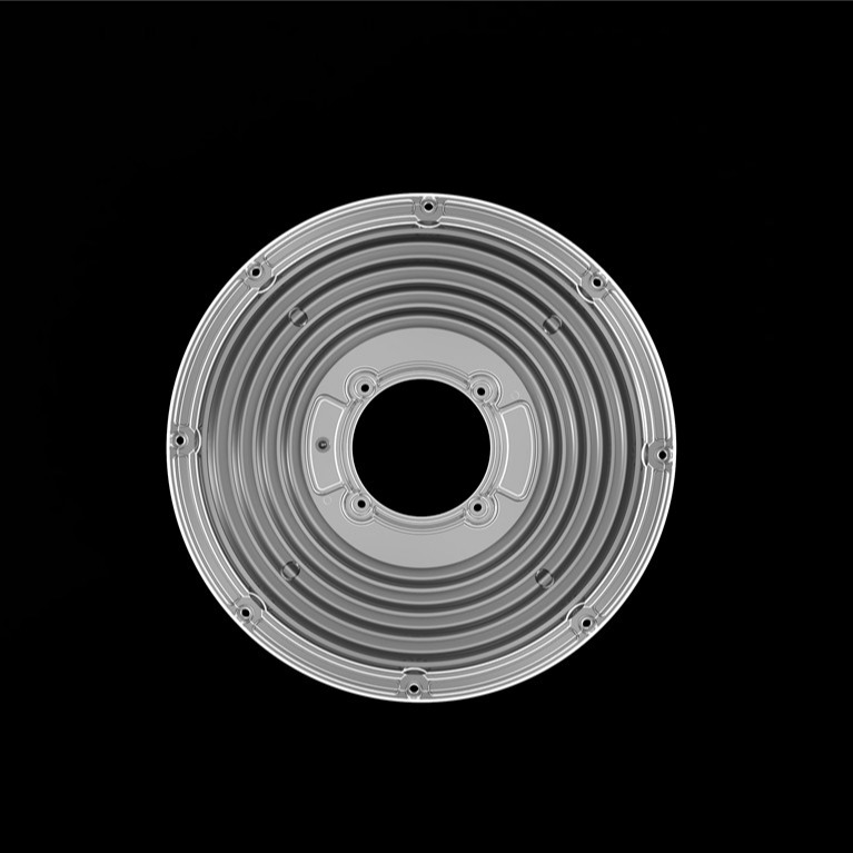 206mm 지름 둥근 모듈 렌즈 하이 베이 라이트 UFO 렌즈 90도 φ206mm PC LED 렌즈