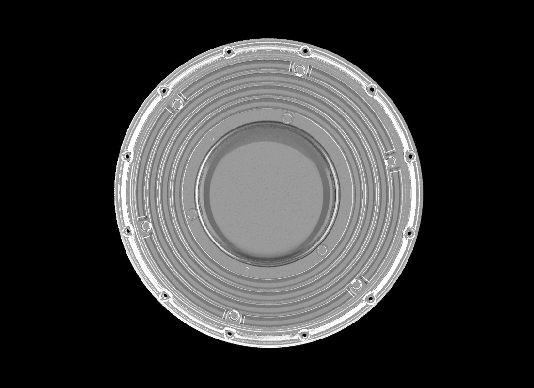 200W φ265mm SMD3030 PC Led UFO Bay Light With 90Degree Beam Angle IP66 보호 수준