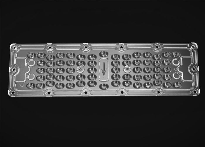 LED 도로 램프를 위한 부속품 64 조각 LEDs 땅콩 LED 빛 렌즈 열 싱크