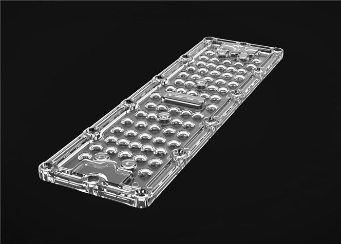 PMMA LED 갱도 램프를 위한 90° 광속 각을 가진 물자 광학 RGB LED 렌즈