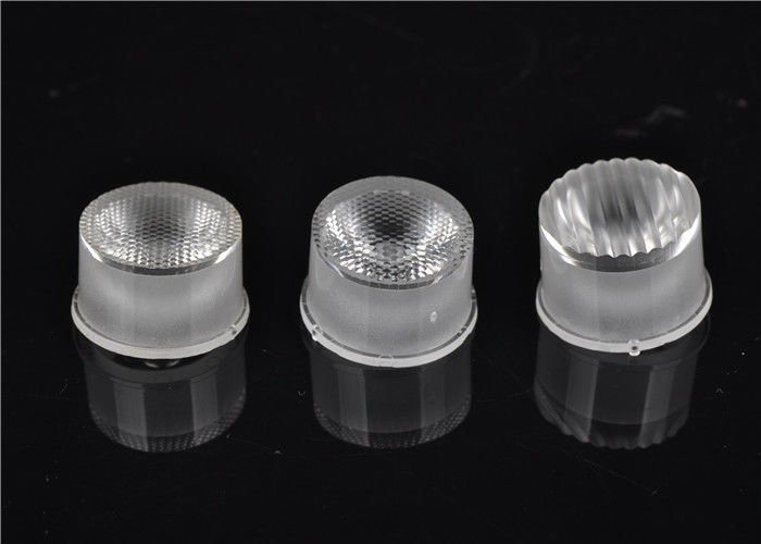 PMMA 25° 소폭 광속 LED 렌즈, IP65는 벽 세탁기를 위한 LED 램프 렌즈를 방수 처리합니다