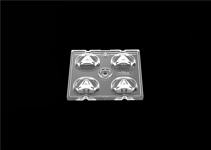 광역 점화를 위한 2x2 PC LED 가로등 단위 렌즈 50*50mm 크기
