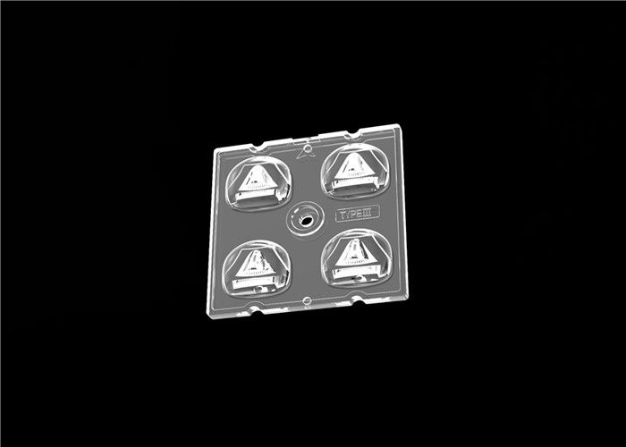 광역 점화를 위한 2x2 PC LED 가로등 단위 렌즈 50*50mm 크기