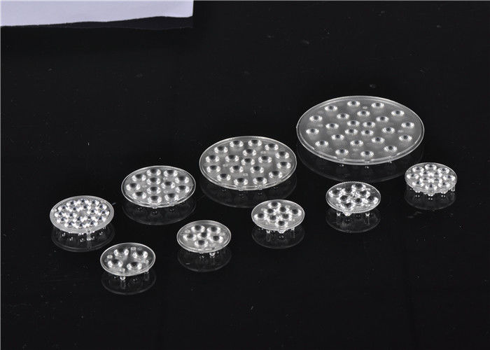 93% 고능률 LED 반점 렌즈, 반사체 램프를 위한 1개의 LED 램프 렌즈에 대하여 18