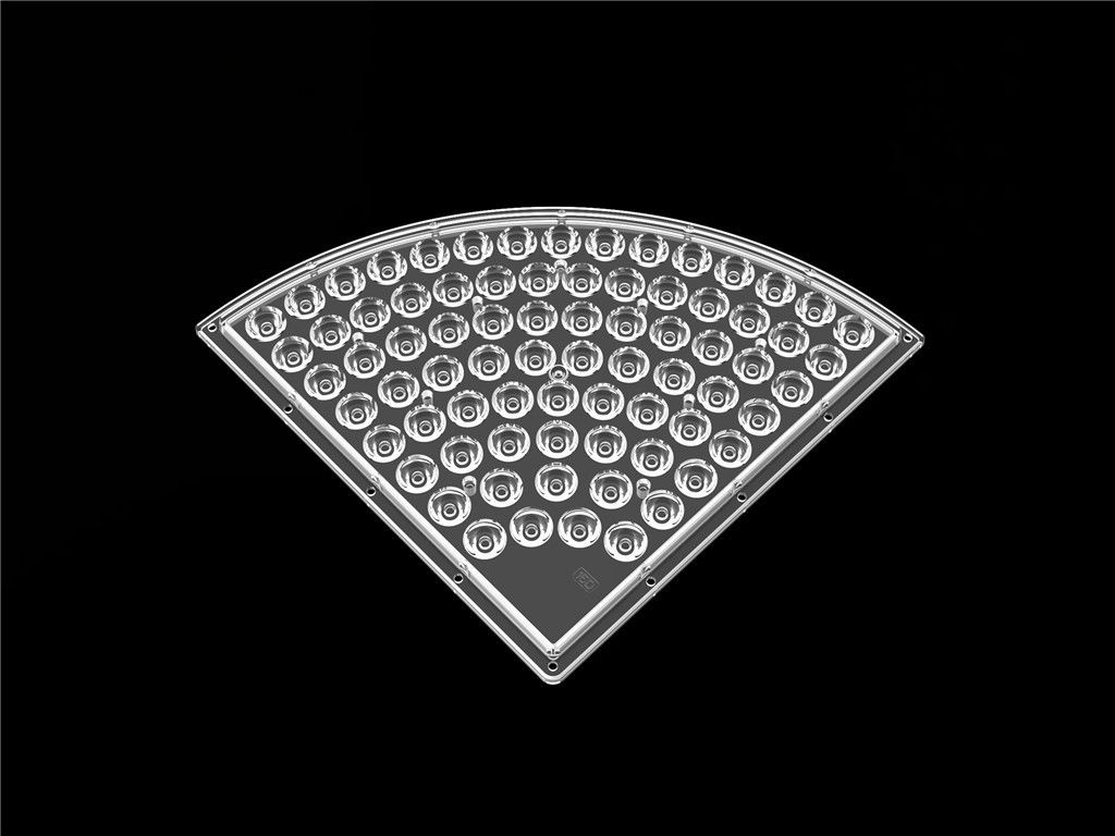 특별한 모양 LED 렌즈 반사체/LED 지구 렌즈 D235*H9.4mm PC 물자