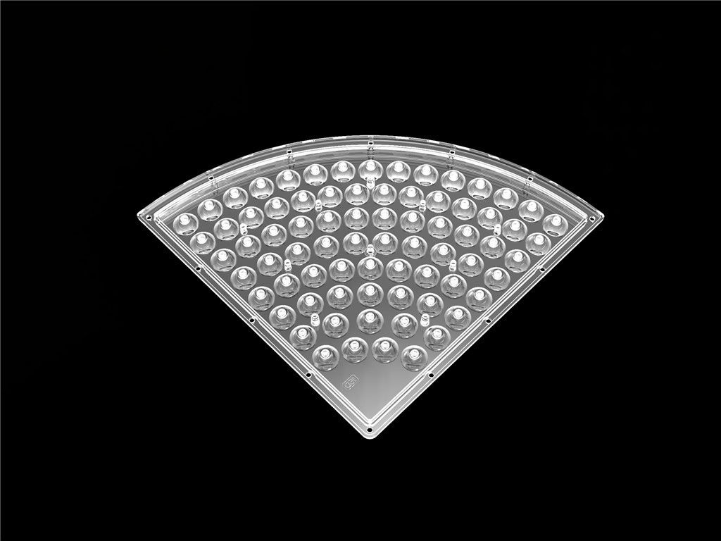 특별한 모양 LED 렌즈 반사체/LED 지구 렌즈 D235*H9.4mm PC 물자
