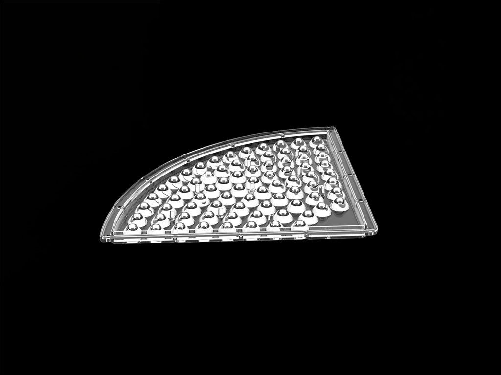 특별한 모양 LED 렌즈 반사체/LED 지구 렌즈 D235*H9.4mm PC 물자