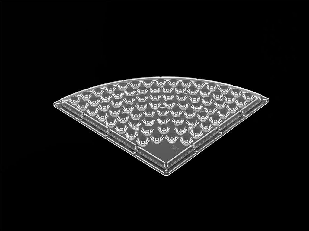 특별한 모양 LED 렌즈 반사체/LED 지구 렌즈 D235*H9.4mm PC 물자