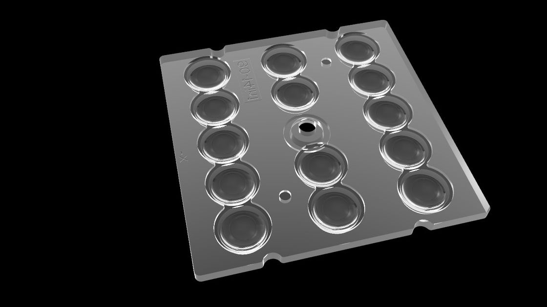 14 LED 점화를 위한 1 PMMA 광학에 대하여, 갱도 점화를 위한 90도 LED 렌즈 배열